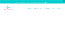 Tablet Screenshot of elysesparkes.com